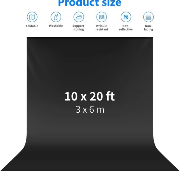 Neewer Other - NEW! 10' x 20' / 3 x 6M Photo Studio Backdrop! Never Used!